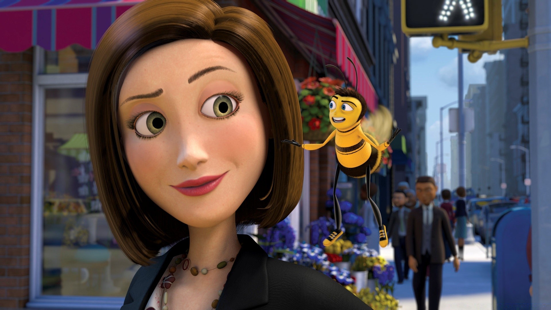 bee movie donna al chiuso affari shopping promozioni mostra piacere indossare