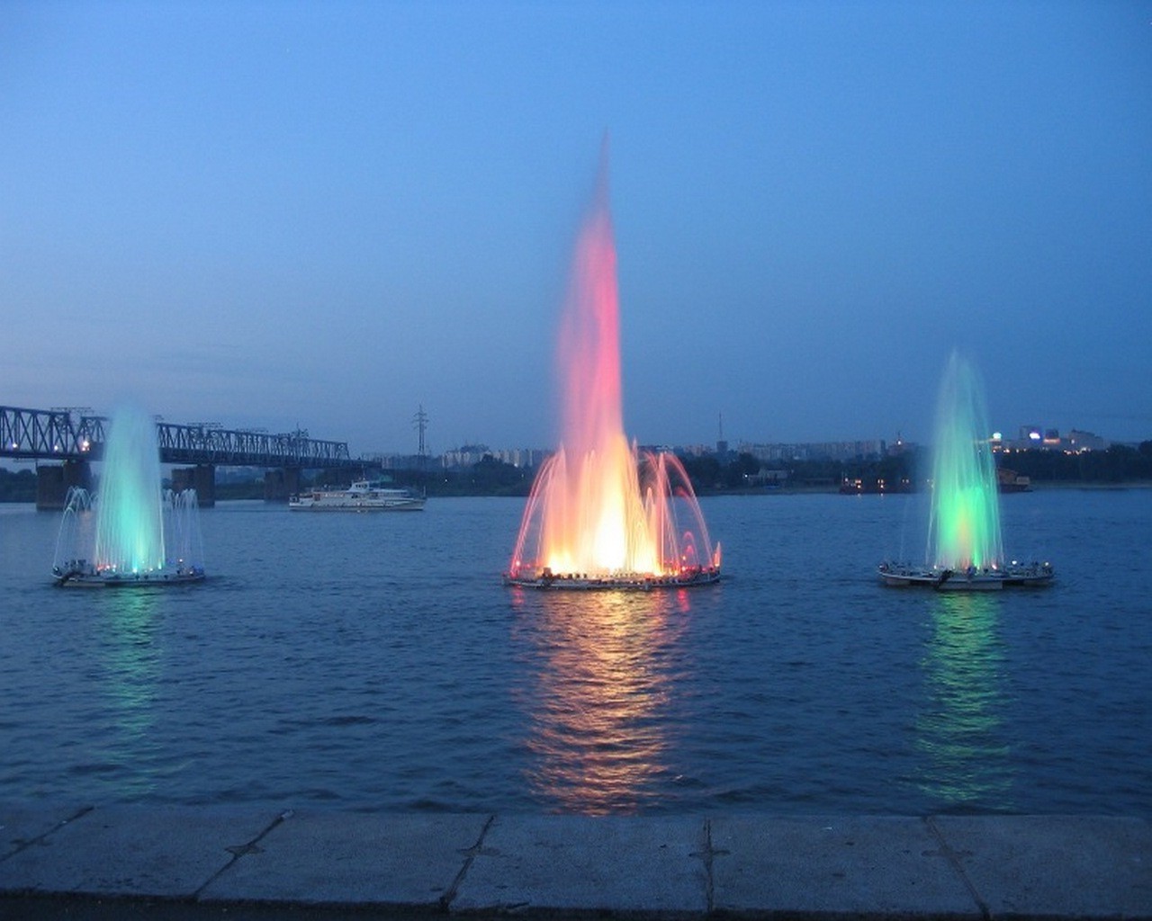 fountains water sunset travel sea sailboat watercraft sky dawn ocean outdoors reflection dusk