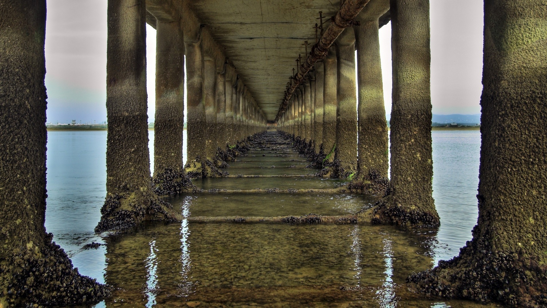 景观 水 桥梁 旅行 建筑 反射 光 户外 河