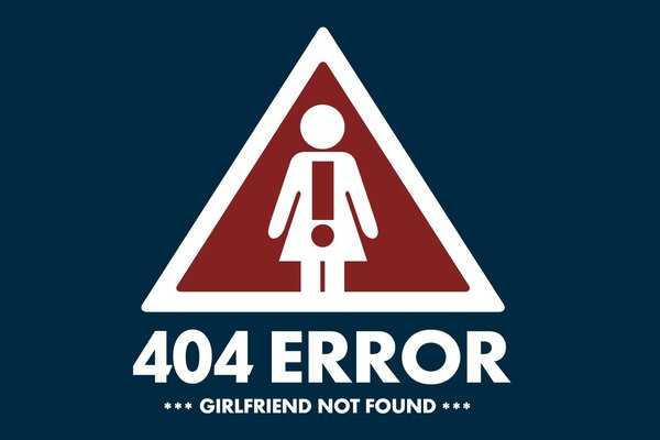 Errore 404 ragazza non trovata