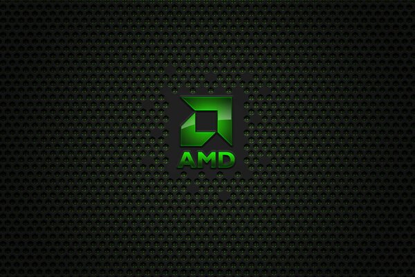 AMD sur le bureau noir