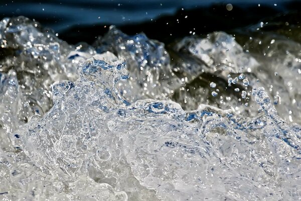 Вода похожая на стекло