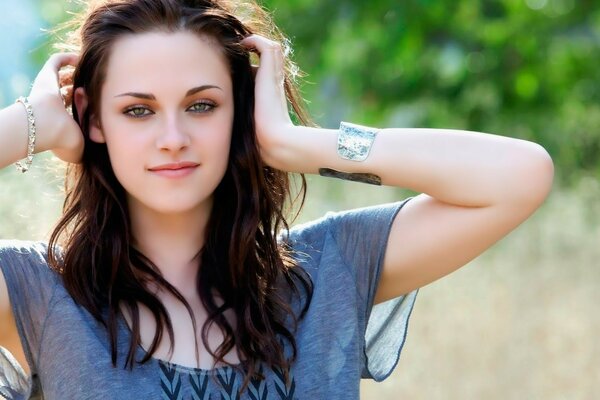 Kristen Steward all aperto