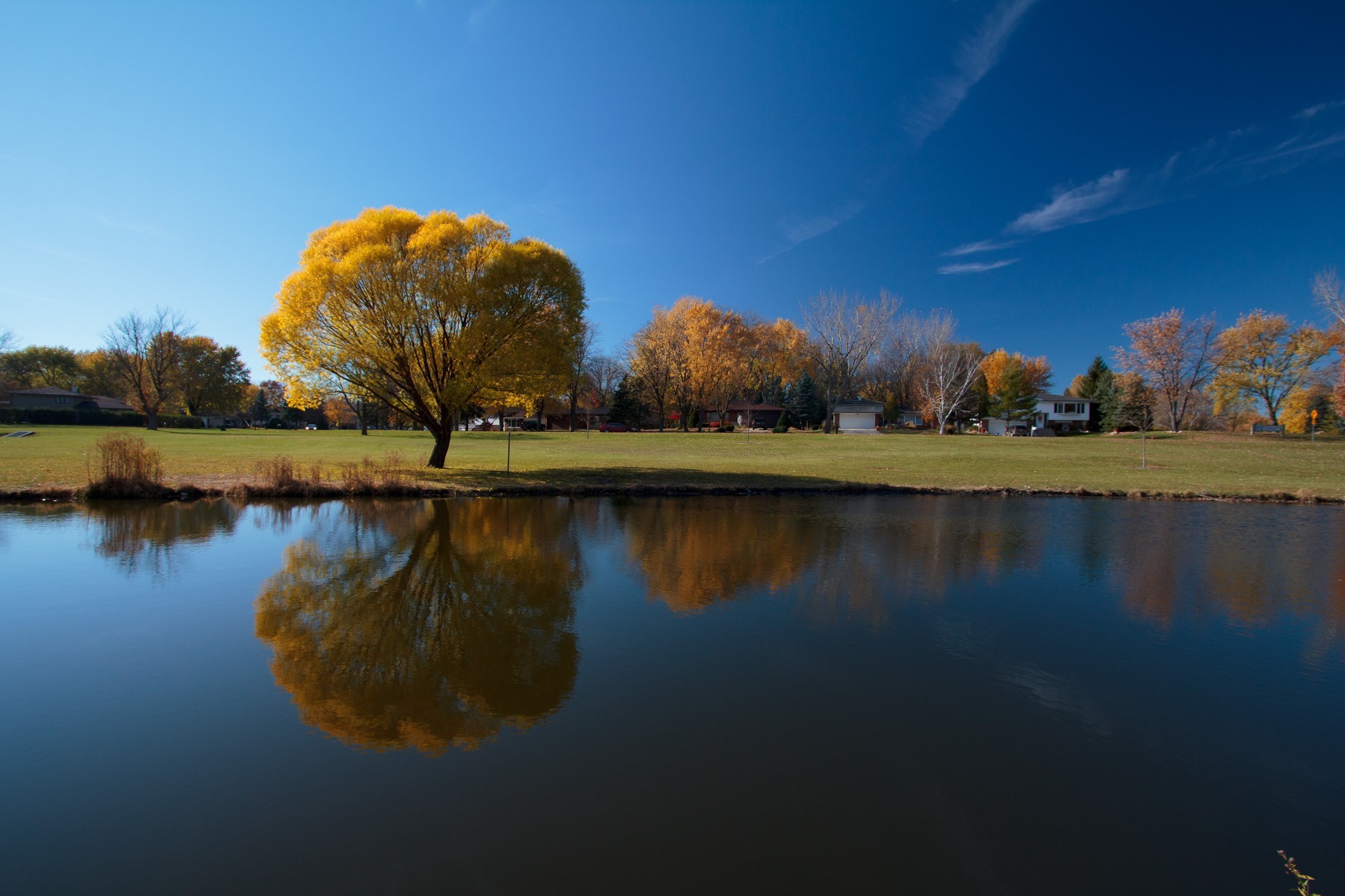 see reflexion baum wasser herbst dämmerung landschaft fluss natur im freien pool himmel sonnenuntergang plesid abend blatt gelassenheit park gutes wetter