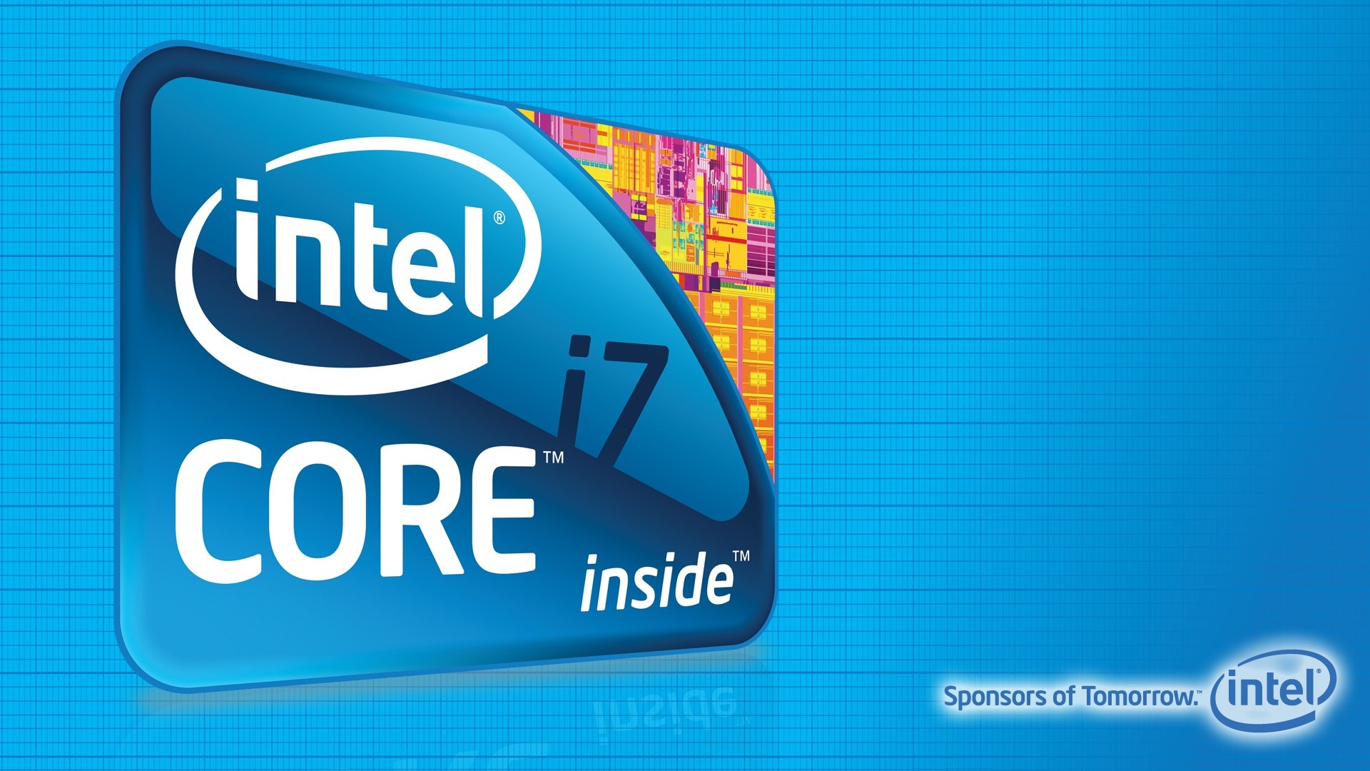 intel illustration entreprise internet technologie texte symbole