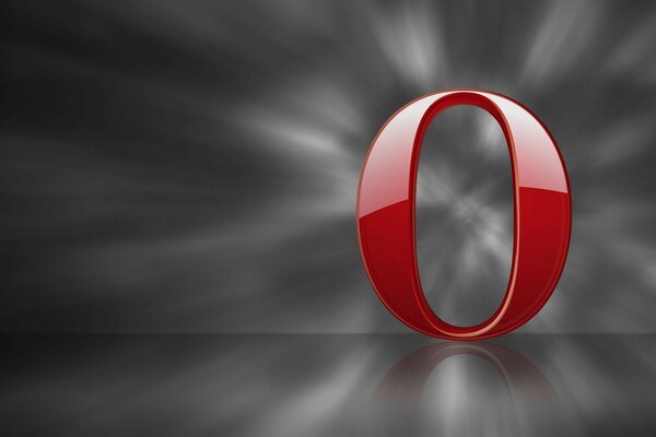 Opera logo in red