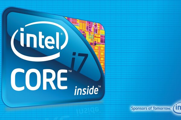 Ilustración de intel para negocios y tecnología