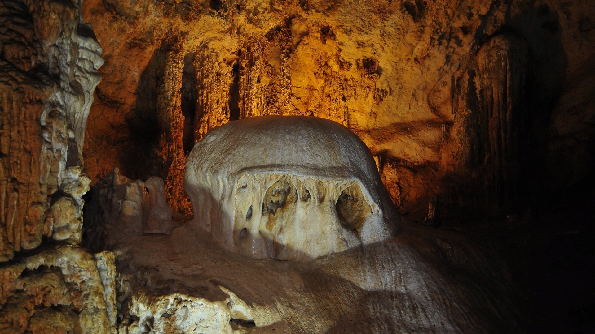 landscapes cave tube travel rock ancient tunnel grotto