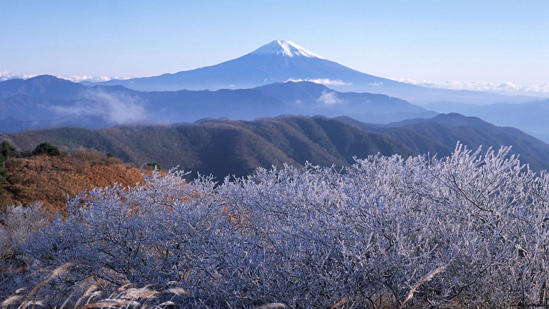 the volcano snow landscape nature mountain sky winter travel tree outdoors wood scenic fair weather frost