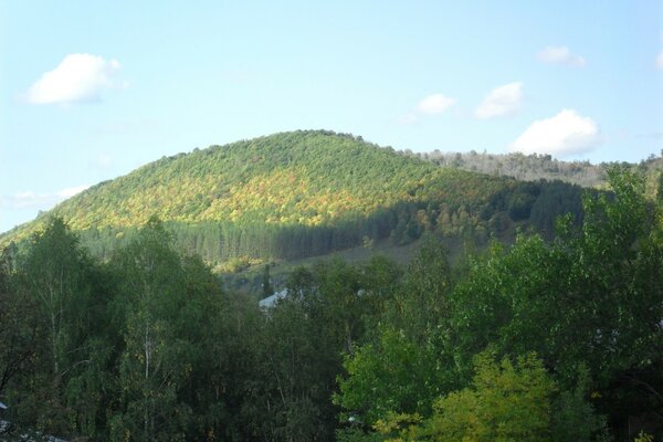 Bela vista da montanha