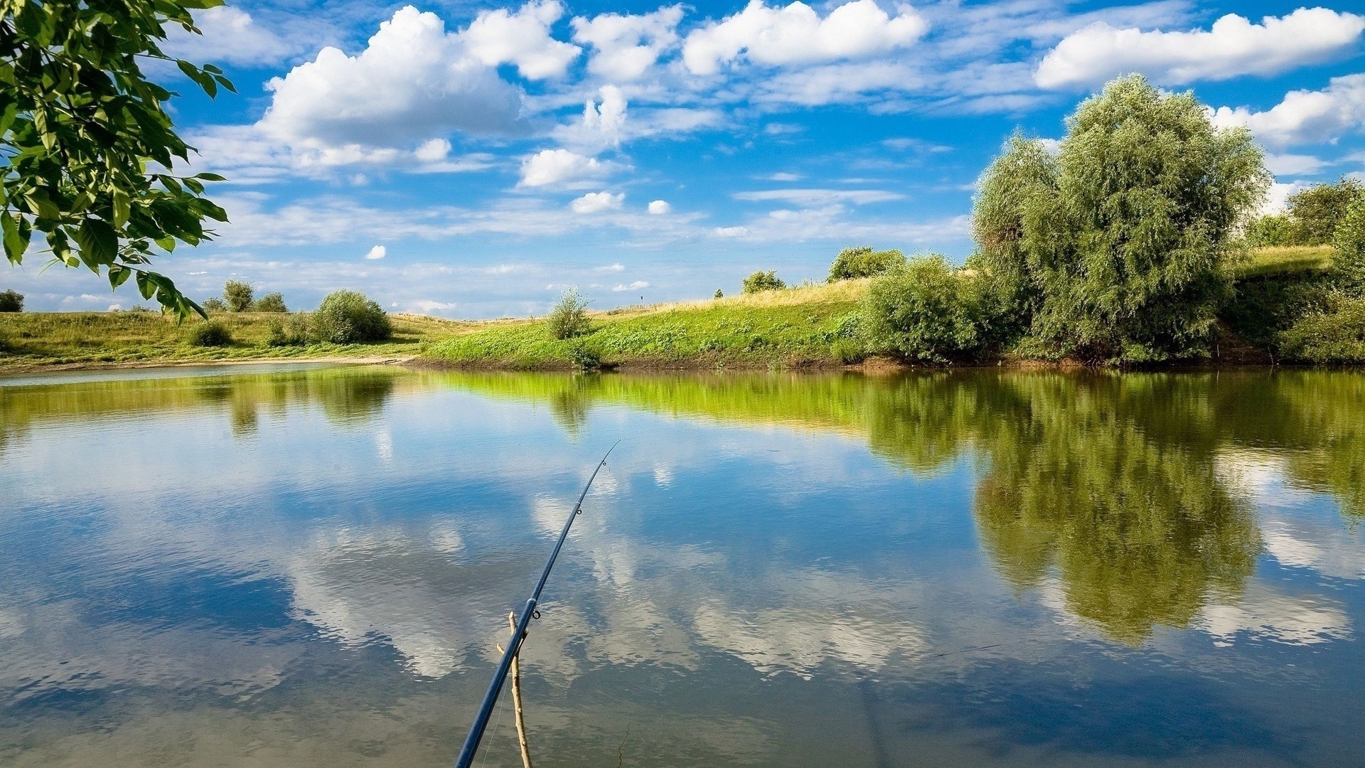 lake water reflection river nature tree landscape outdoors sky summer grass pool composure wood scenic fair weather cloud travel placid