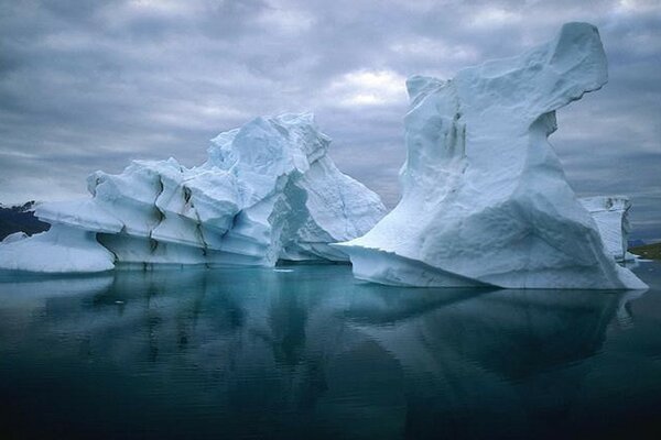 Iceberg Glacé. Glacier glaciaire