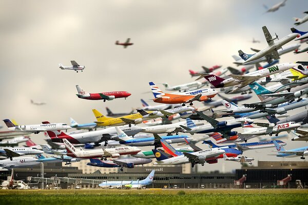 Aeropuerto, un torbellino en la pista