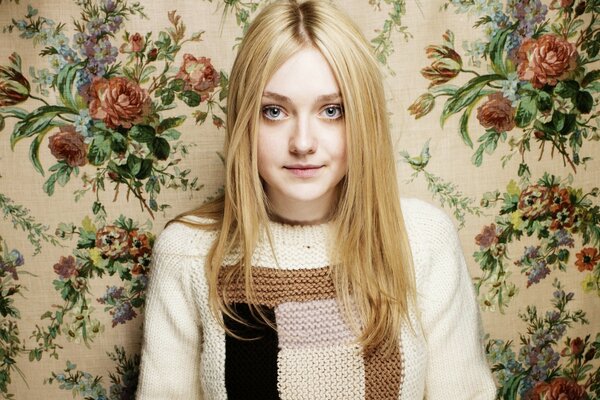 Dakota Fanning dans la jeunesse photo