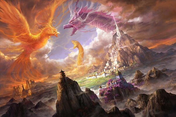 Dragones celestiales. Viaje al mundo mágico