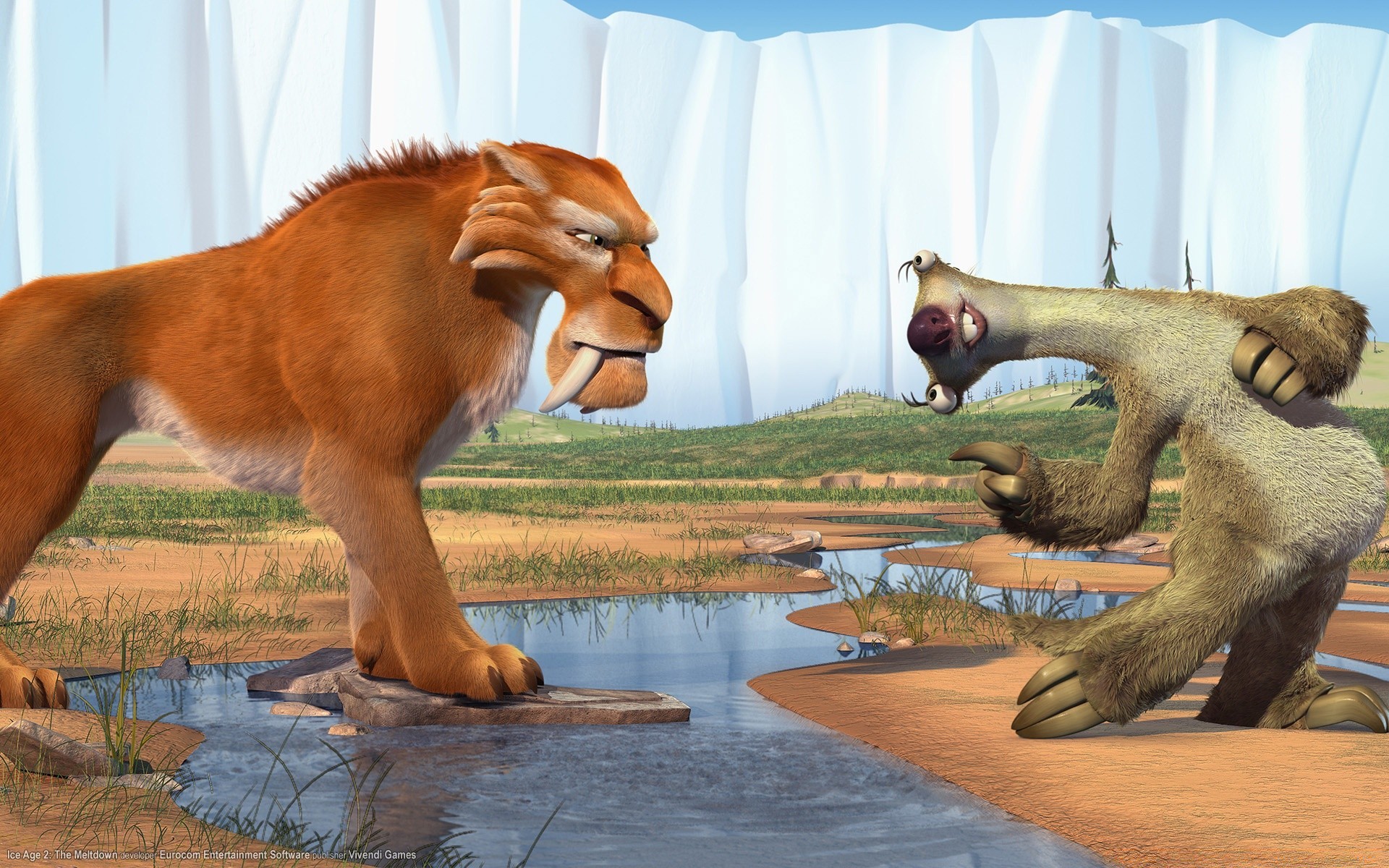 ice age mammal wildlife one animal two zoo cat nature