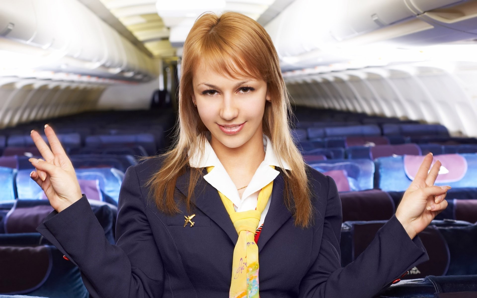 flight attendants car vehicle woman transportation system sitting seat business driver indoors travel adult window commuter portrait sit looking airplane