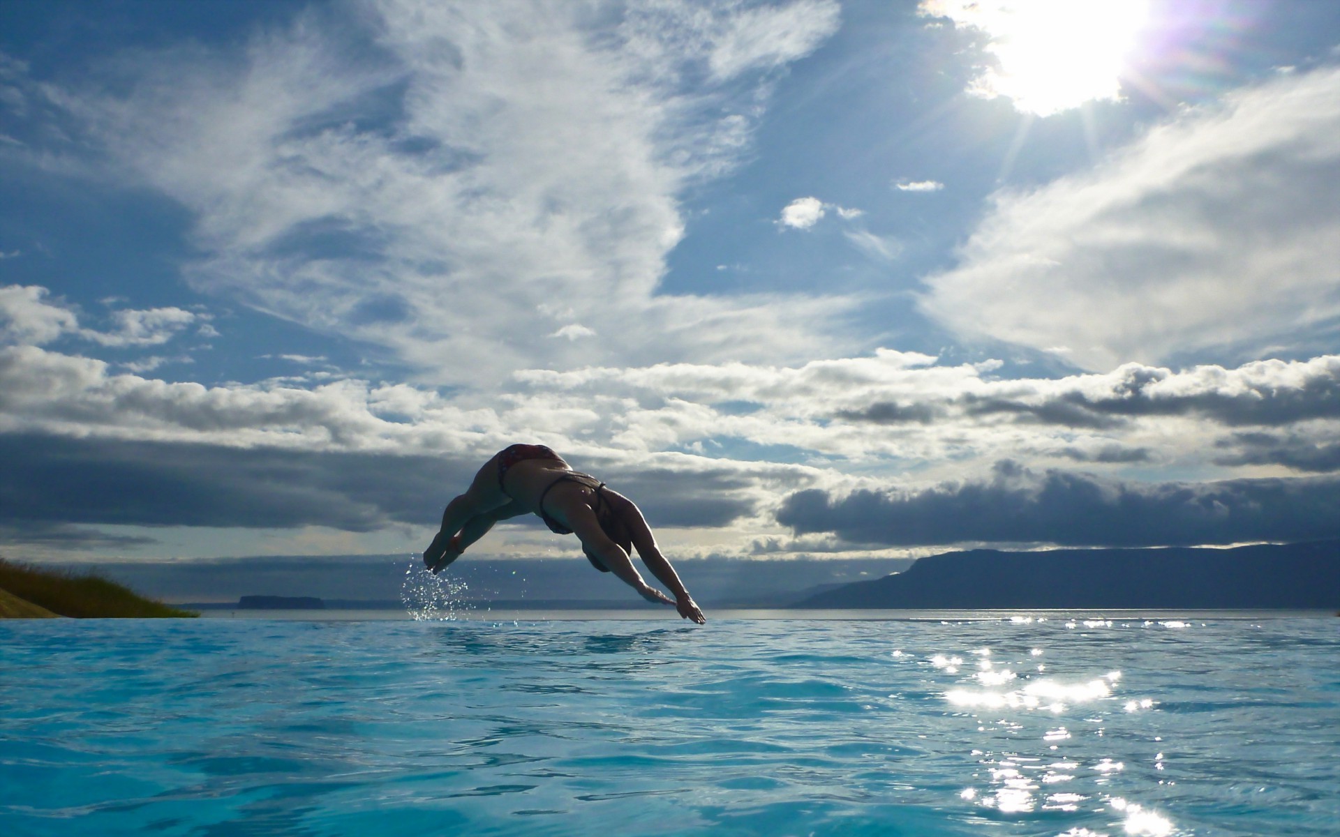 people water sea ocean beach summer sun leisure travel recreation sky swimming nature relaxation