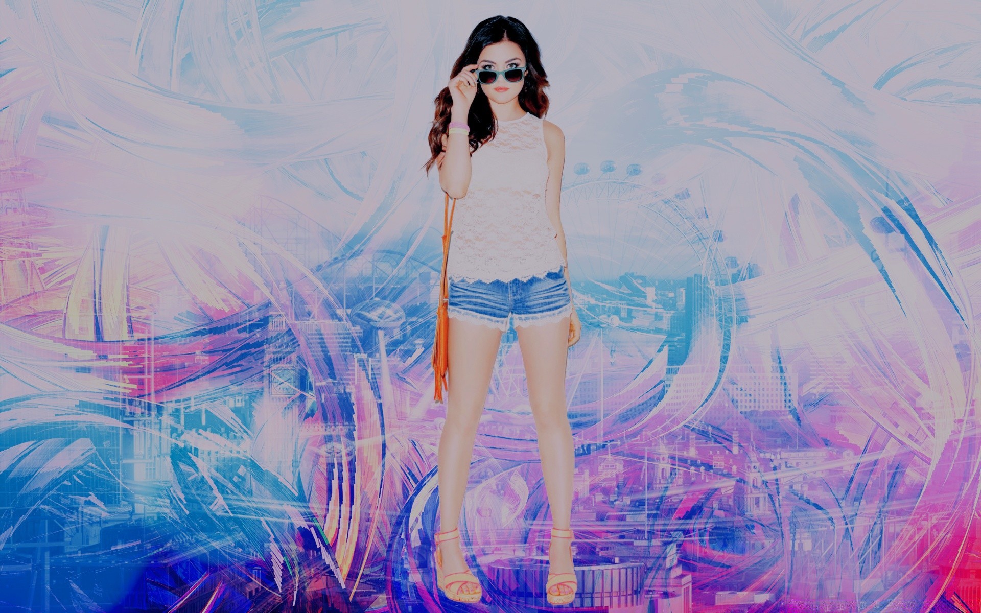 actrices hermosa chica mujer moda escritorio arte verano estilo joven diversión música