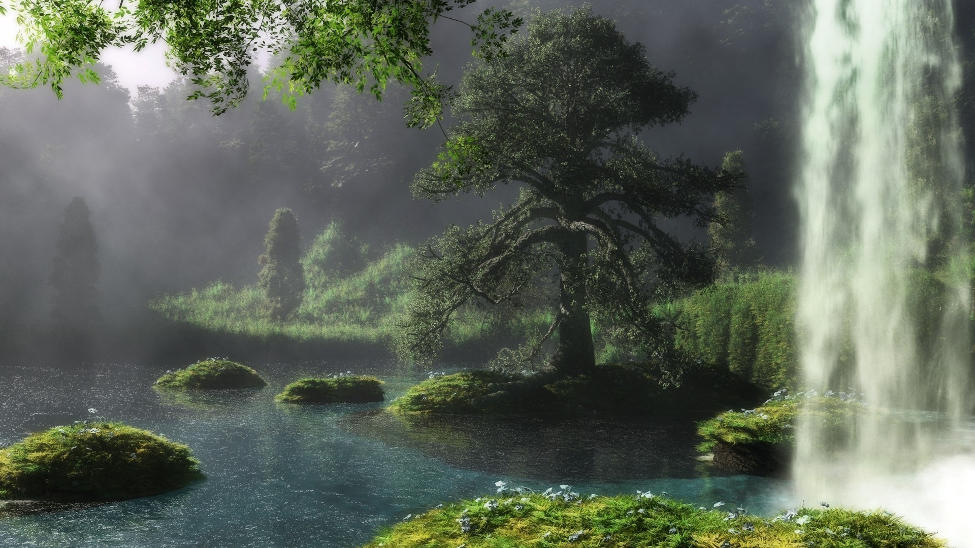 wasserfälle wasser holz natur holz im freien fluss üppig wasserfall park blatt reisen landschaft sommer herbst