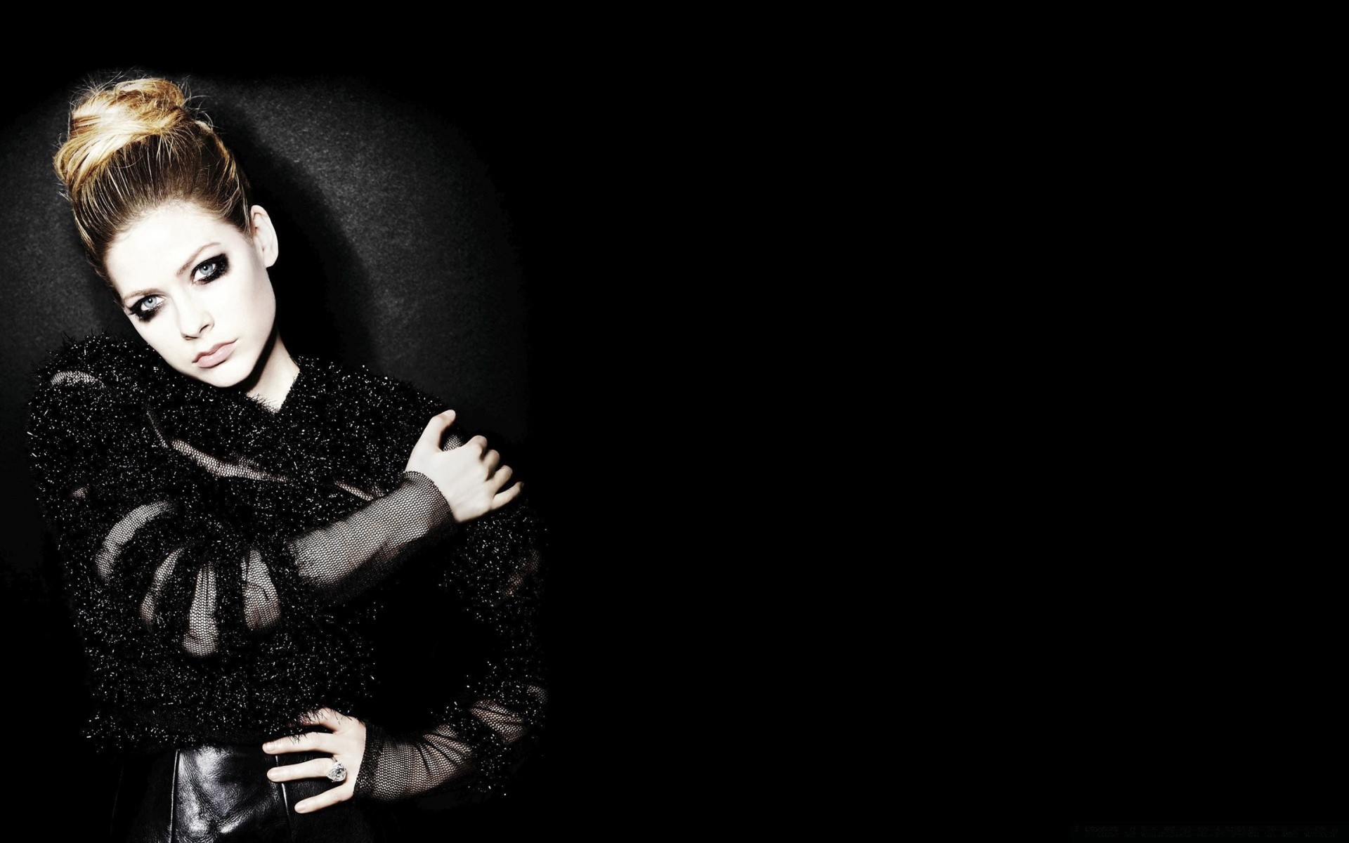 music portrait girl woman model fashion dark adult sexy studio one monochrome glamour face art hair