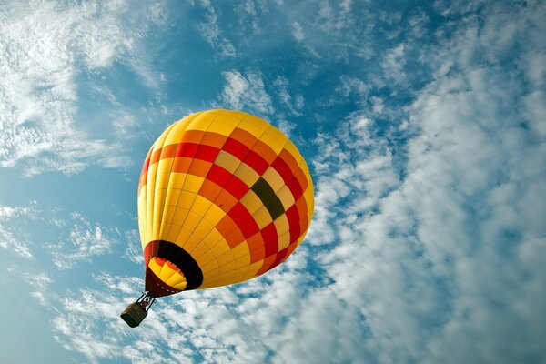 Beautiful balloon in the sky