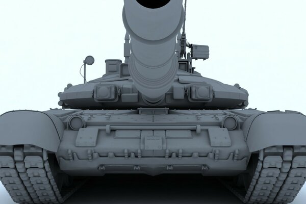 3D drawing of a ground tank