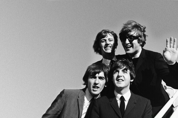 Beatles foto in bianco e nero generale