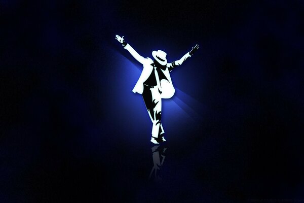 The dancer. The man in the hat. Tap dancing. Dark background