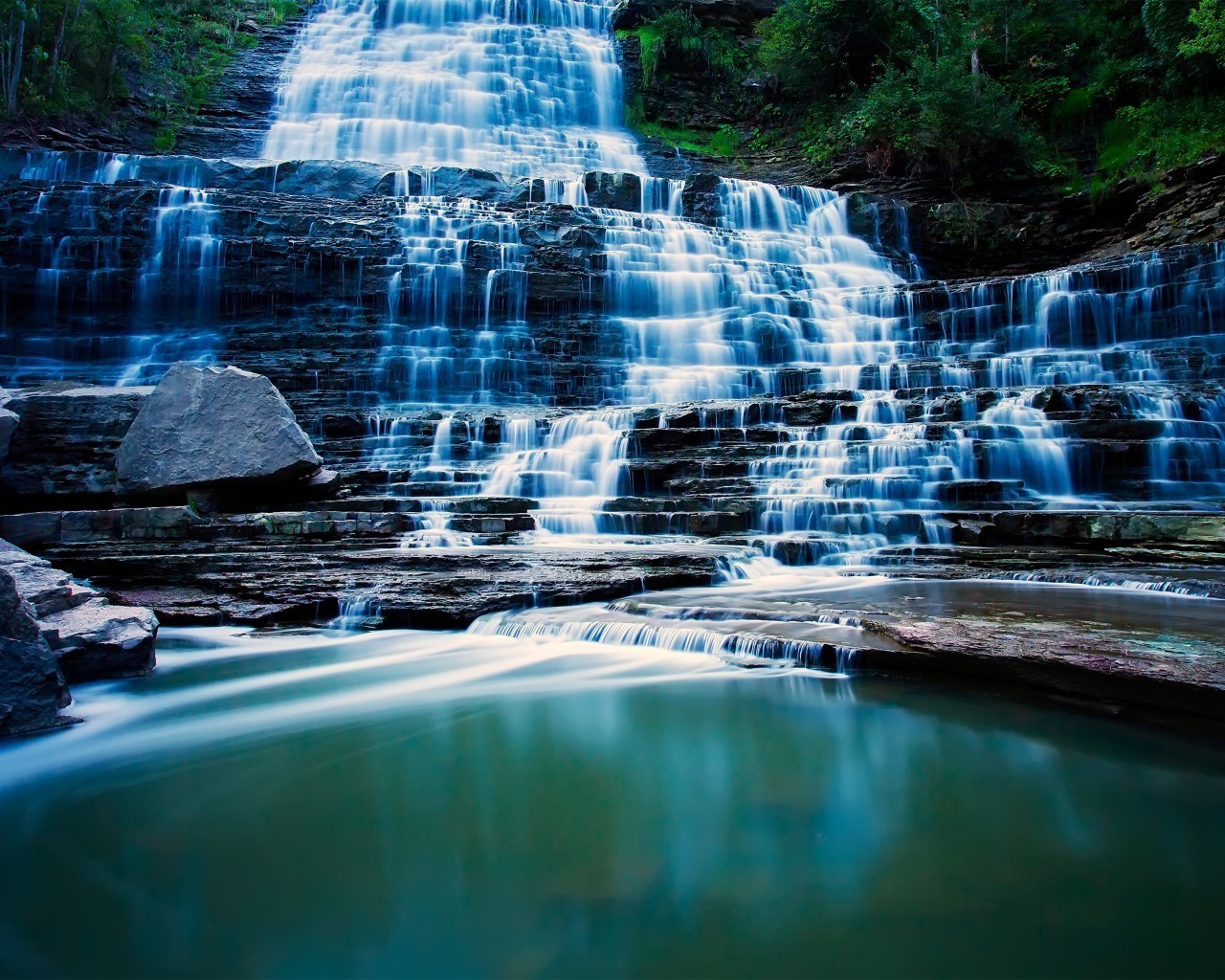 водопады воды водопад бассейн путешествия красивые природа река мокрый лето движения поток отражение на открытом воздухе каскад поток
