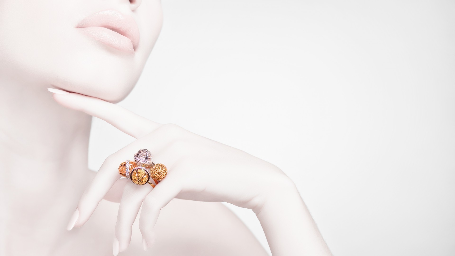 женщина ню девушка кожа мода портрет