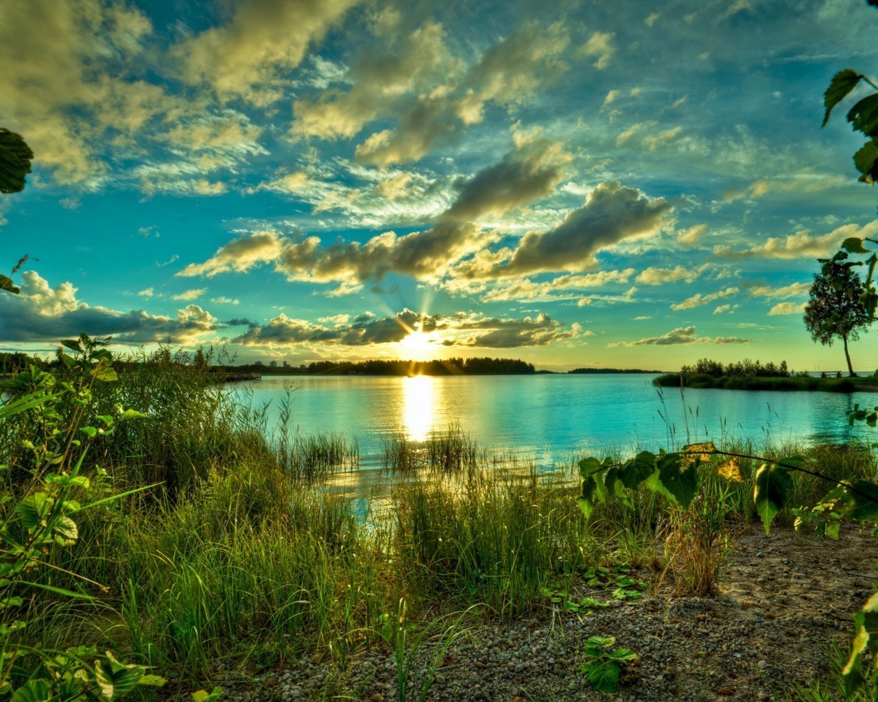 lago agua puesta de sol naturaleza paisaje amanecer cielo reflexión verano viajes sol buen tiempo