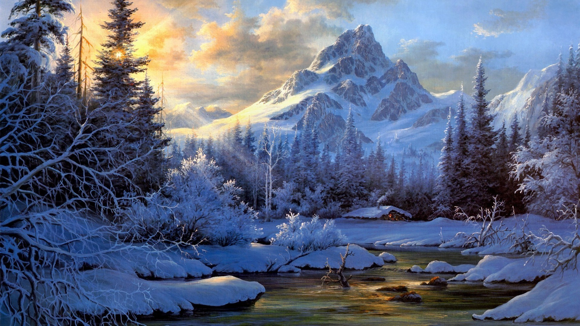 forest snow winter cold wood ice landscape frost mountain scenic tree frozen nature outdoors water dawn fair weather