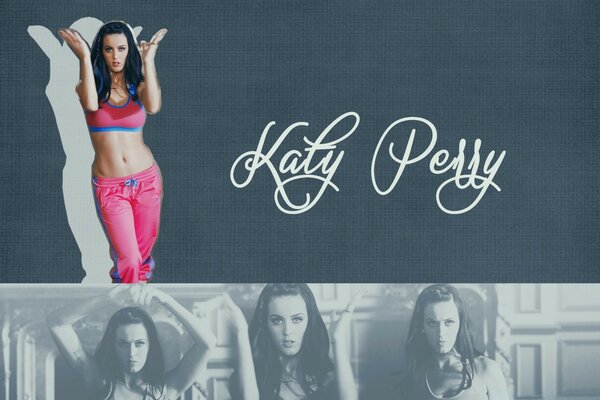 Katie Perry sur la couverture. Planche