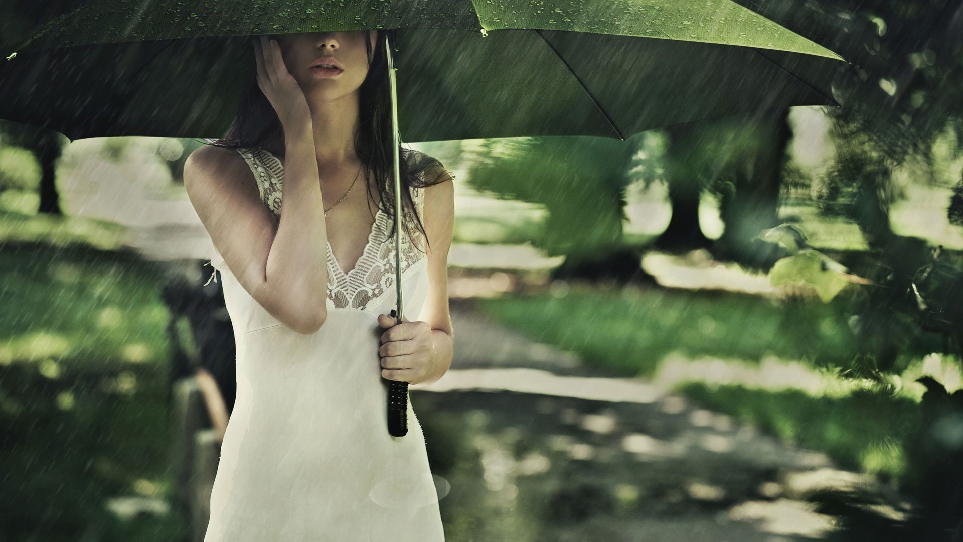 otras chicas mujer naturaleza al aire libre verano chica solo retrato adulto hermoso parque hierba árbol