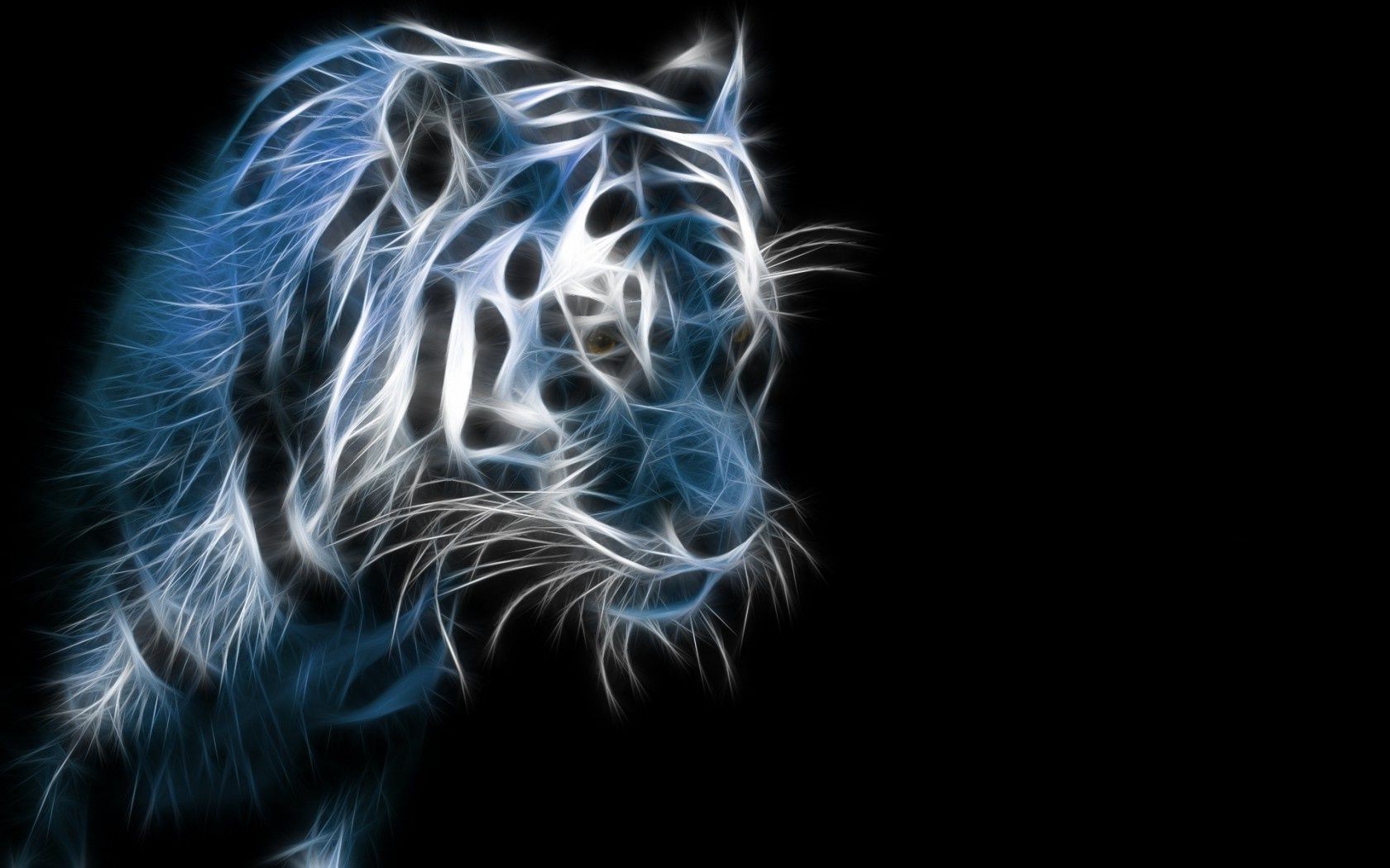 tiger flamme abstrakt kunst dunkel desktop licht