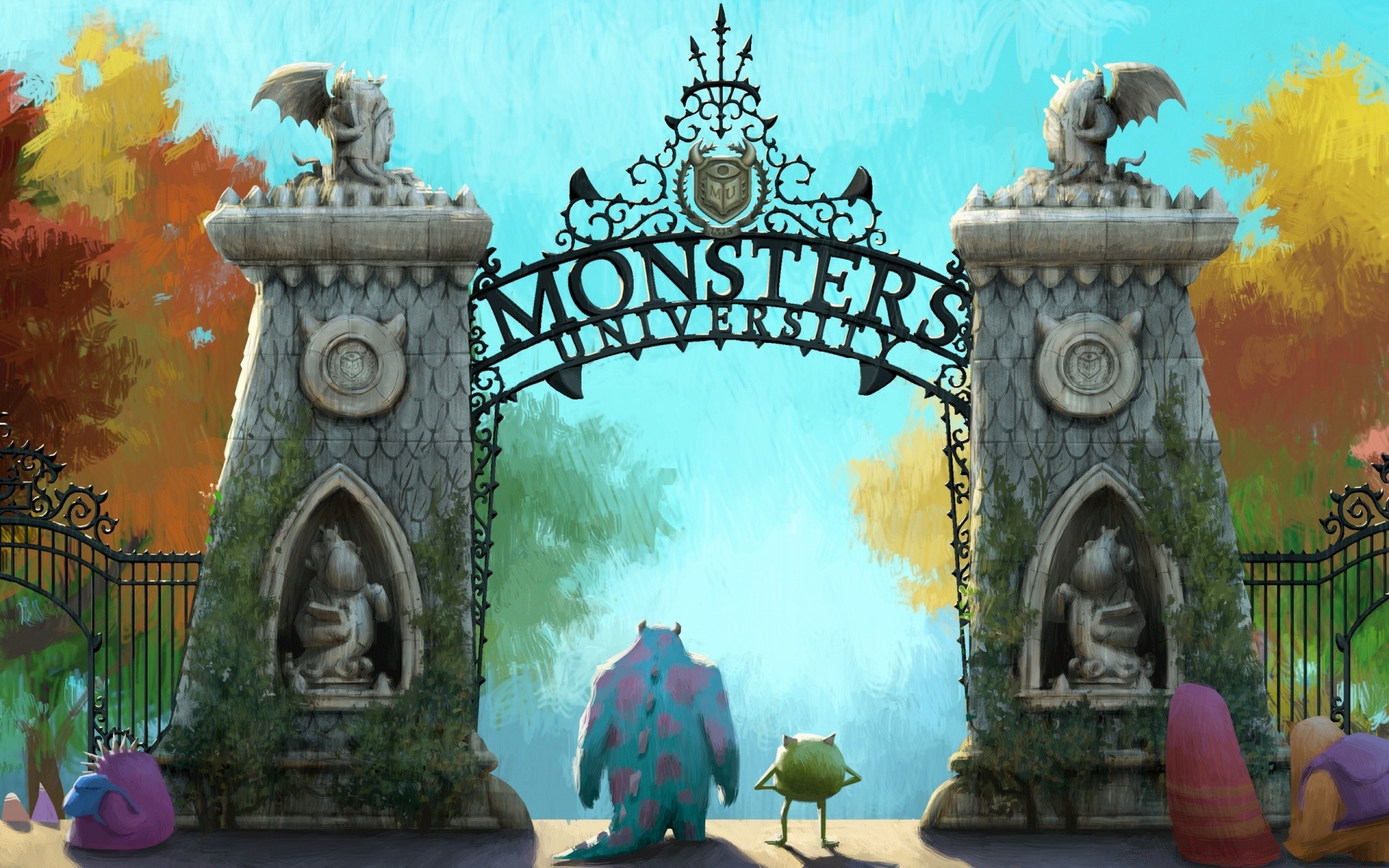 monsters inc сәулет саяхат өнер мүсін ескі дін үй мүсін символ туризм