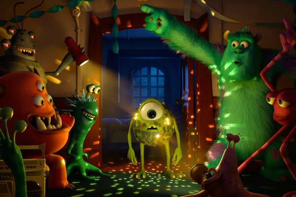 Partito Cartoon Monsters Inc. Mike Wazowski