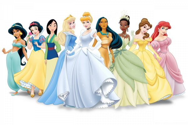 Princesas Disney todos juntos