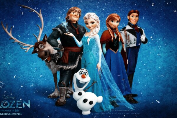 Cartel de mutfilm Frozen