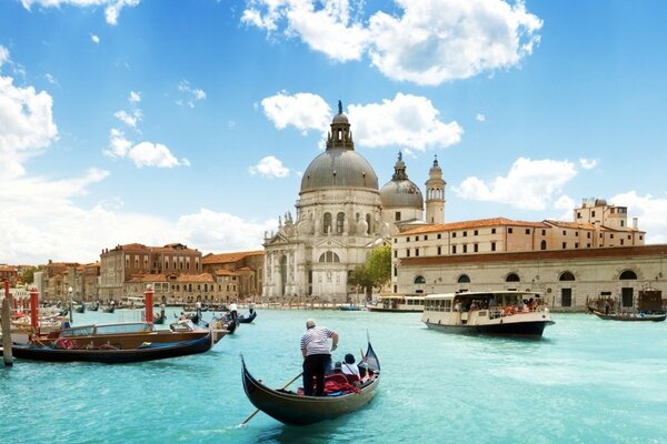 A gondola ride through beautiful Venice