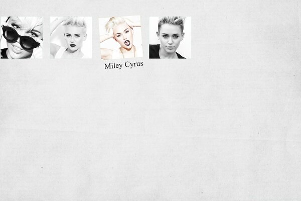 Miley Cyrus collage di foto