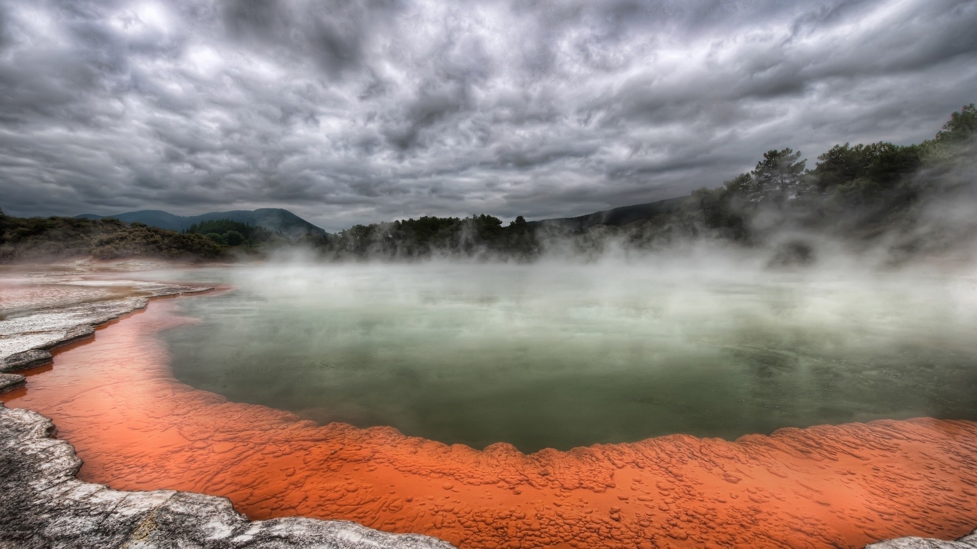 lago acqua paesaggio viaggi coppia primavera calda alba all aperto natura tramonto tempesta eruzione nebbia cielo arcobaleno vulcano geyser