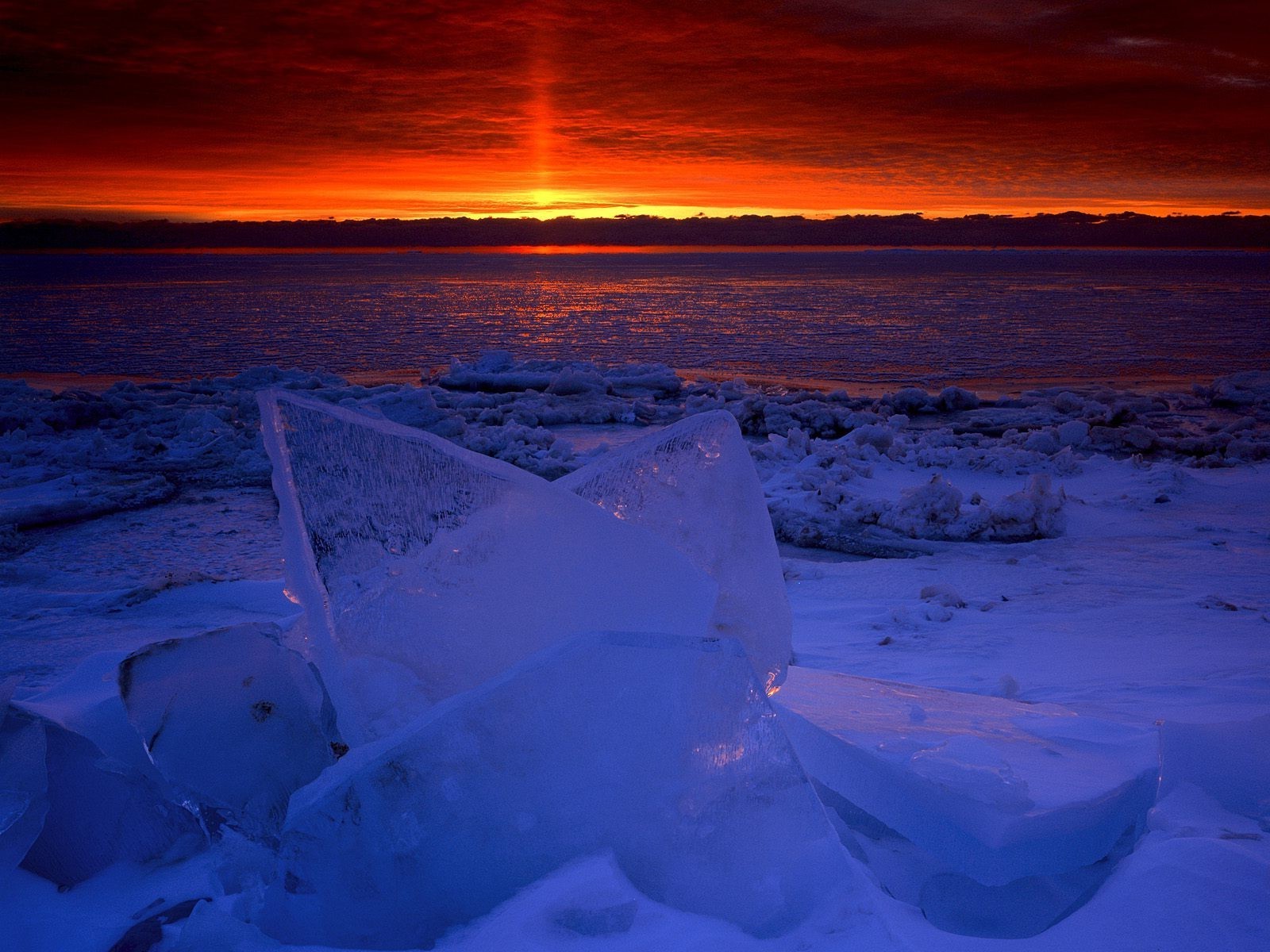 lake sunset water dawn sea dusk beach ocean evening sky landscape sun snow seascape reflection winter travel