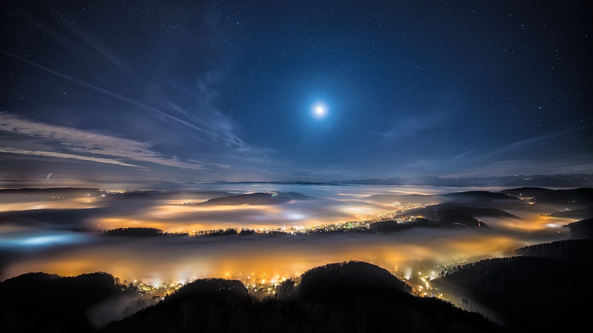 ciudades y arquitectura puesta de sol noche cielo sol amanecer paisaje montañas luna crepúsculo luz naturaleza silueta nieve buen tiempo