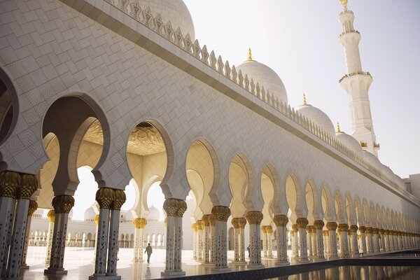 Lieux architecturaux dans une ville religieuse