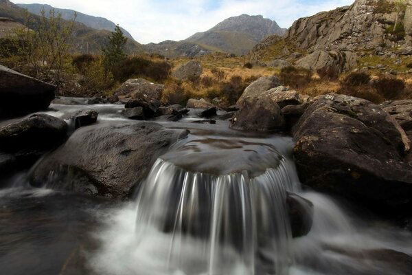 Warm springs in the valley of volcanoes