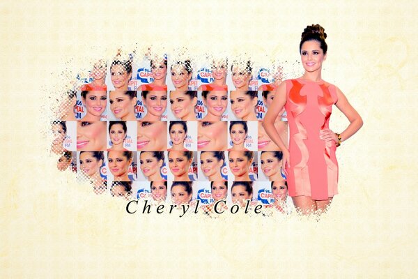 Adult female singer cheryl cole