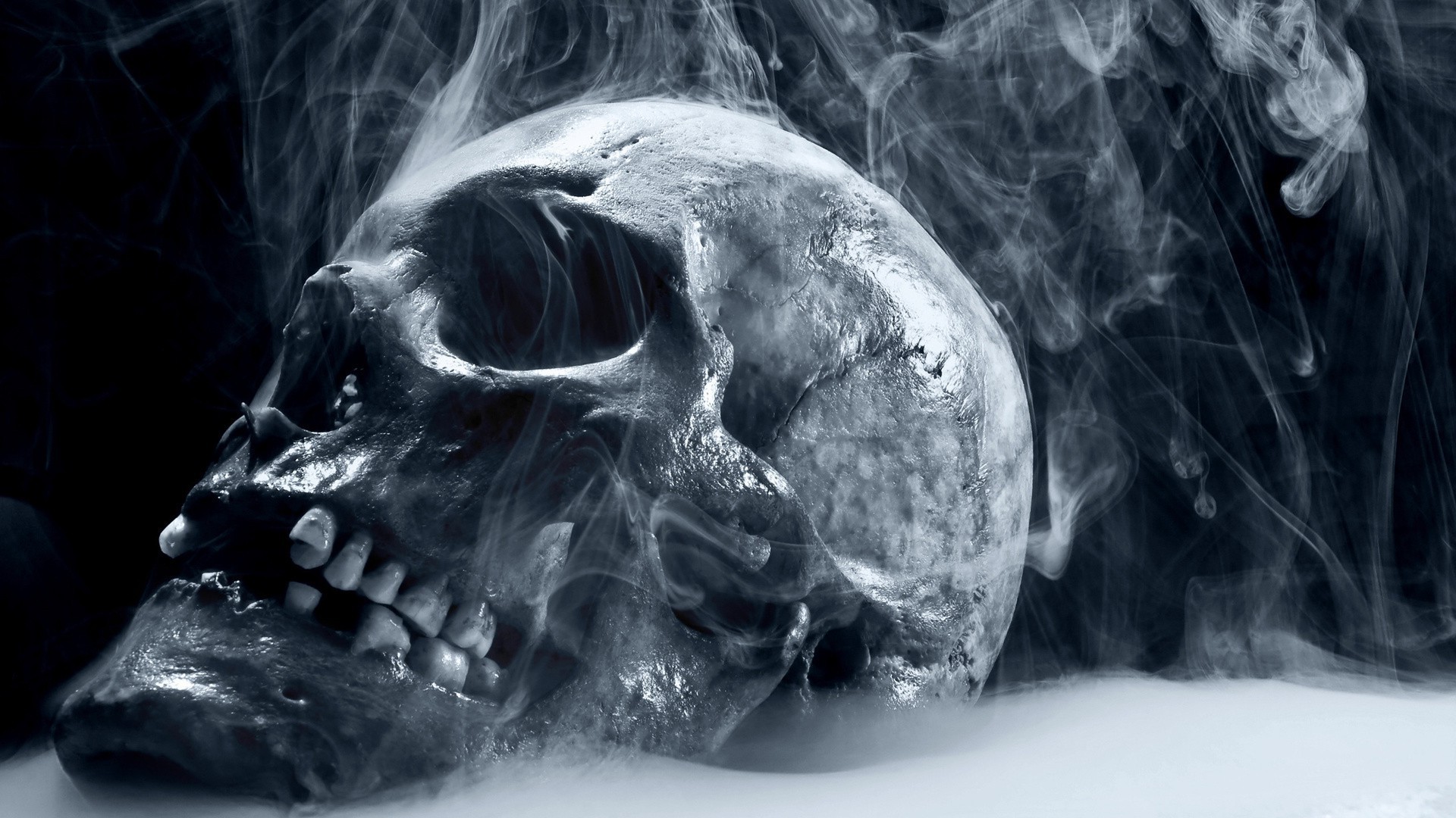 опасность искусство хэллоуин череп ужас