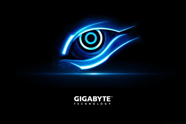 Neon Eye desktop design